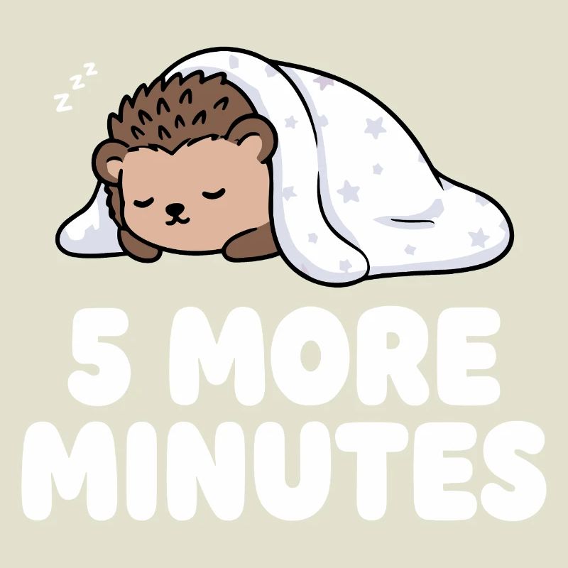 5 minutes de sommeil de plus hérisson