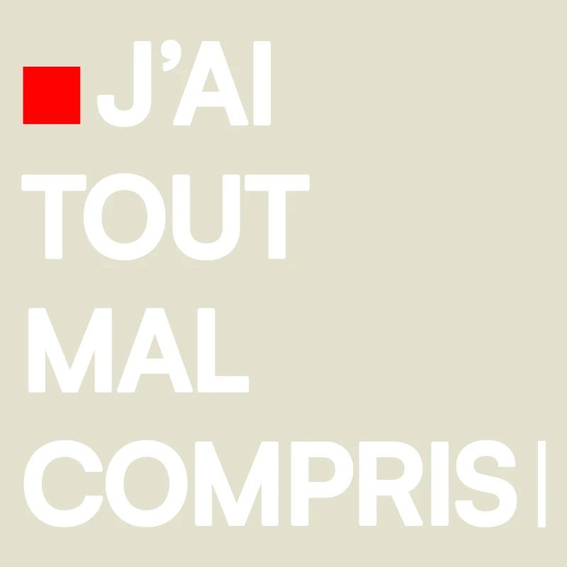 J’AI TOUT MAL COMPRIS | Humour autodérision