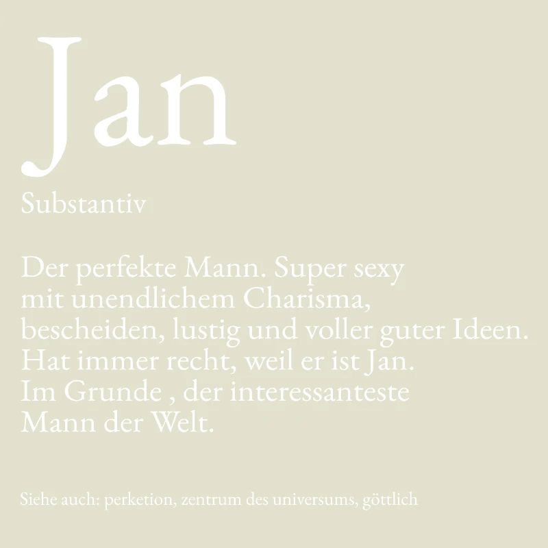 Jan Dictionary Explanation First Name Jan