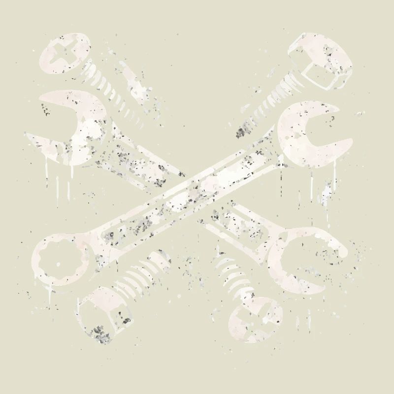 Tool Grunge Design Screwdriver Mechanic