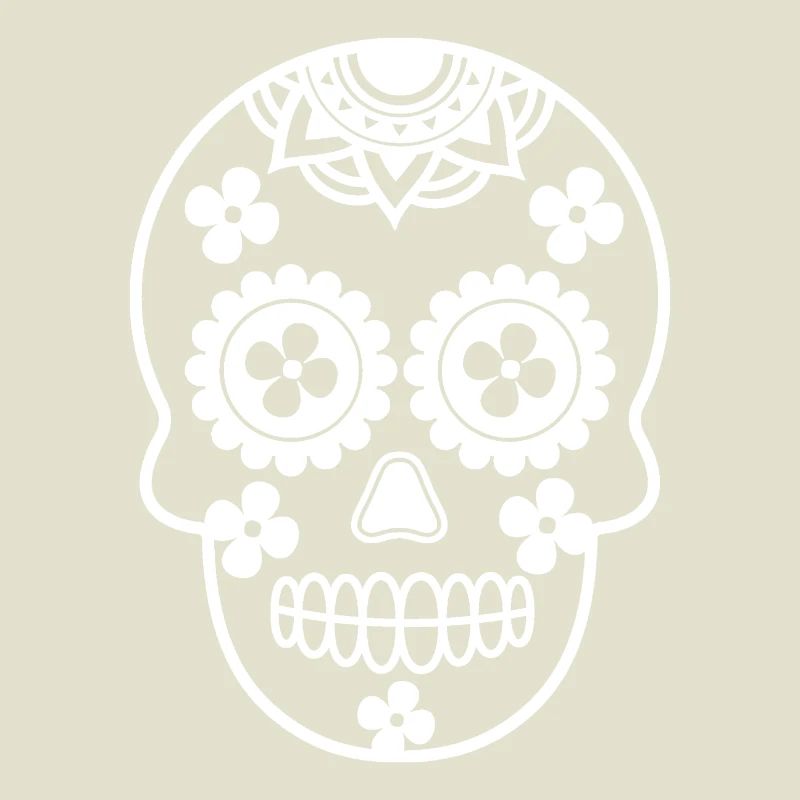 Skull Skull Sugar Skull Mexico Gift
