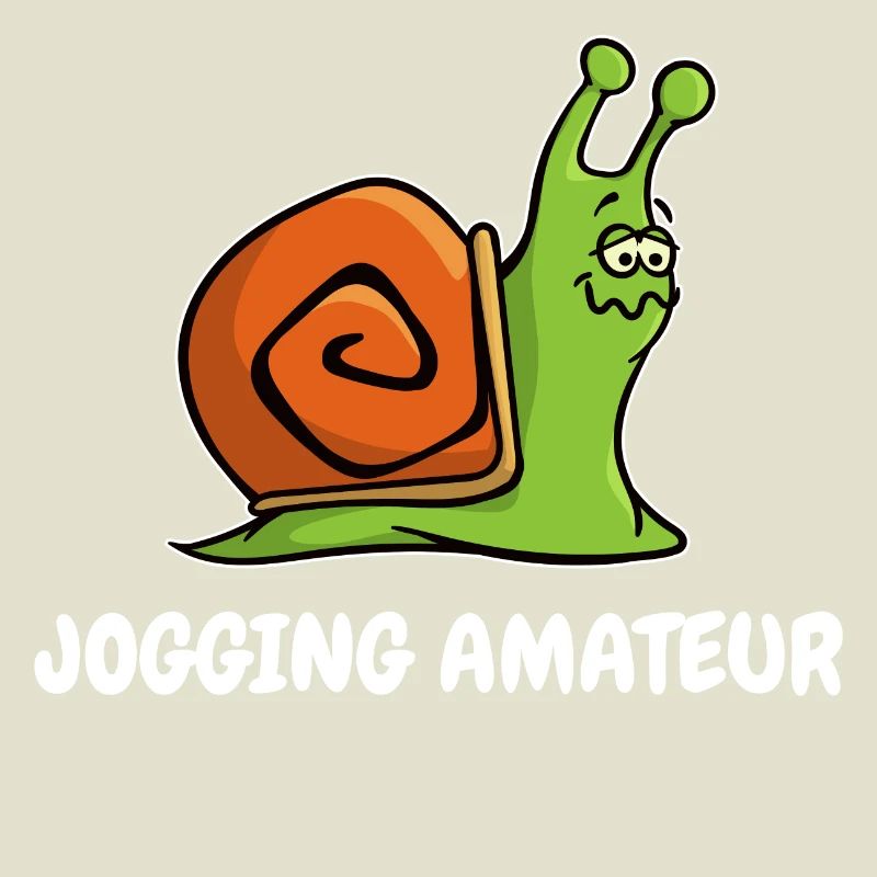 Snail's Pace Runner Race Jogging Funny Sport