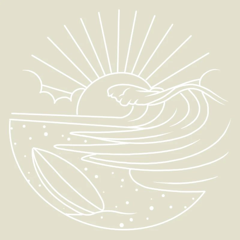 Planche de surf Soleil Vagues
