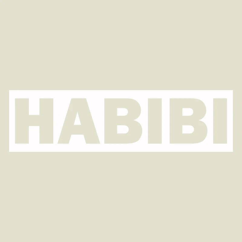 Habibi Arabic Dearest Arab Islam Muslim Gift