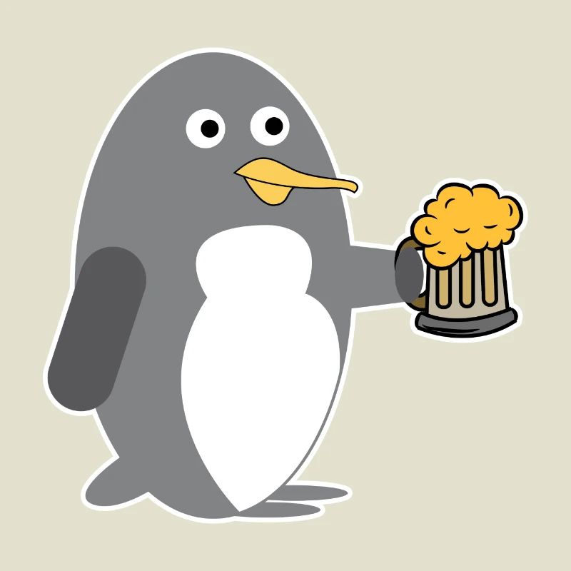 Antarktis Vogel Cool Pinguin Bier Seevogel