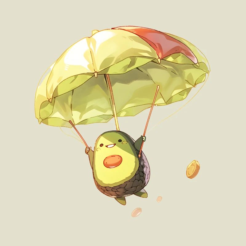 Skydiving Avocado