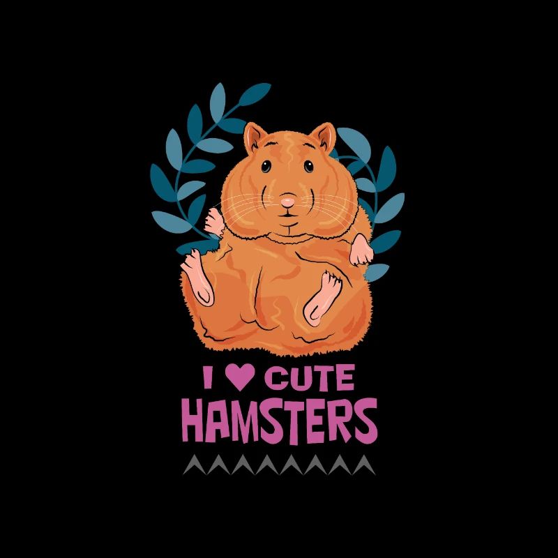 Niedliche Hamster: Trage die Liebe
