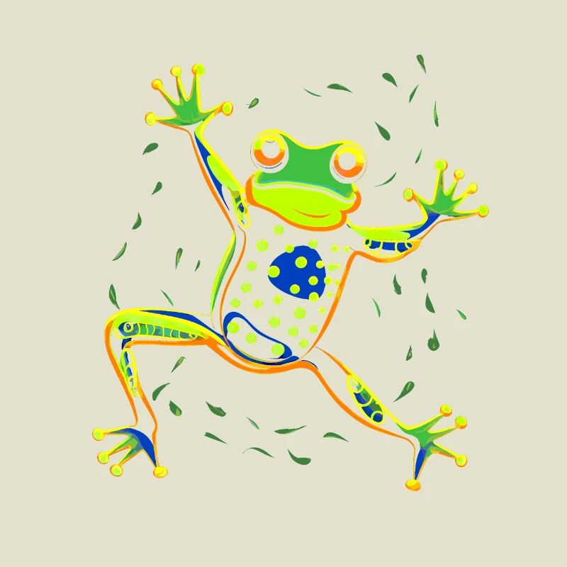 Dancing frog