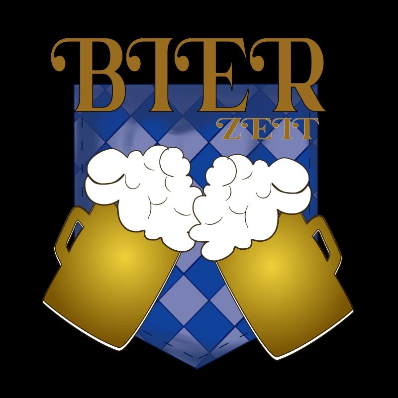 Bier Zeit – Prost Krüge Design
