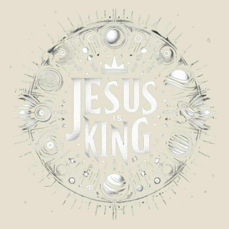 Conception du cercle de Jésus est roi