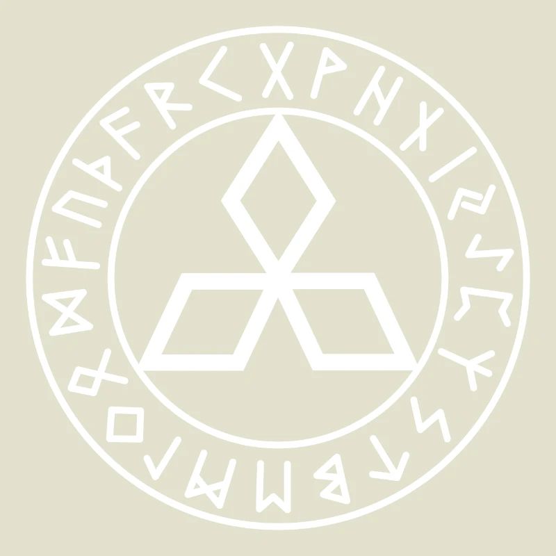 Triceps circle white runes