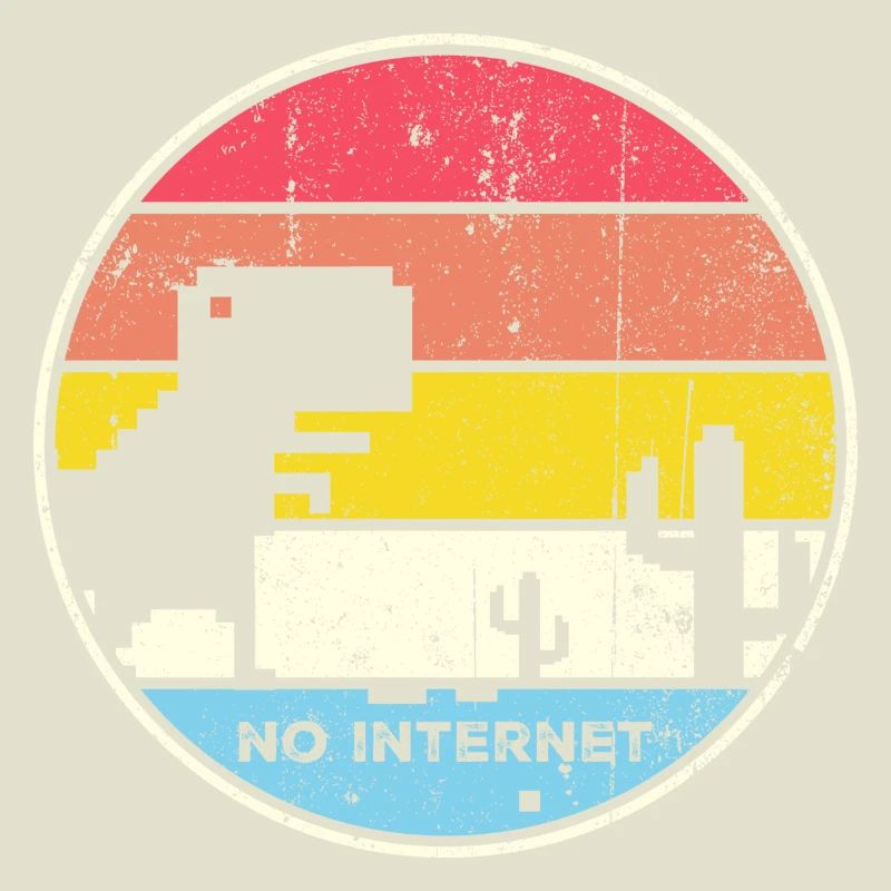 Desert Sunset Pixel Silhouette