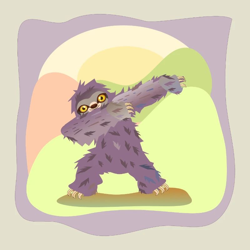 DABBING DANCING DANCING SLOTH