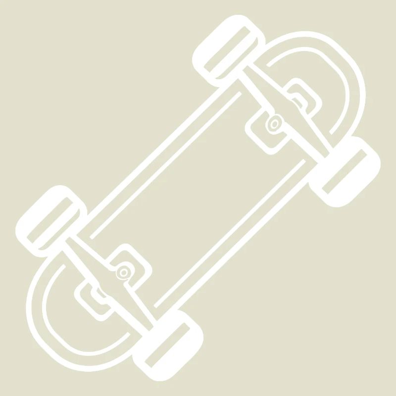 Skateboard Comic-Stil