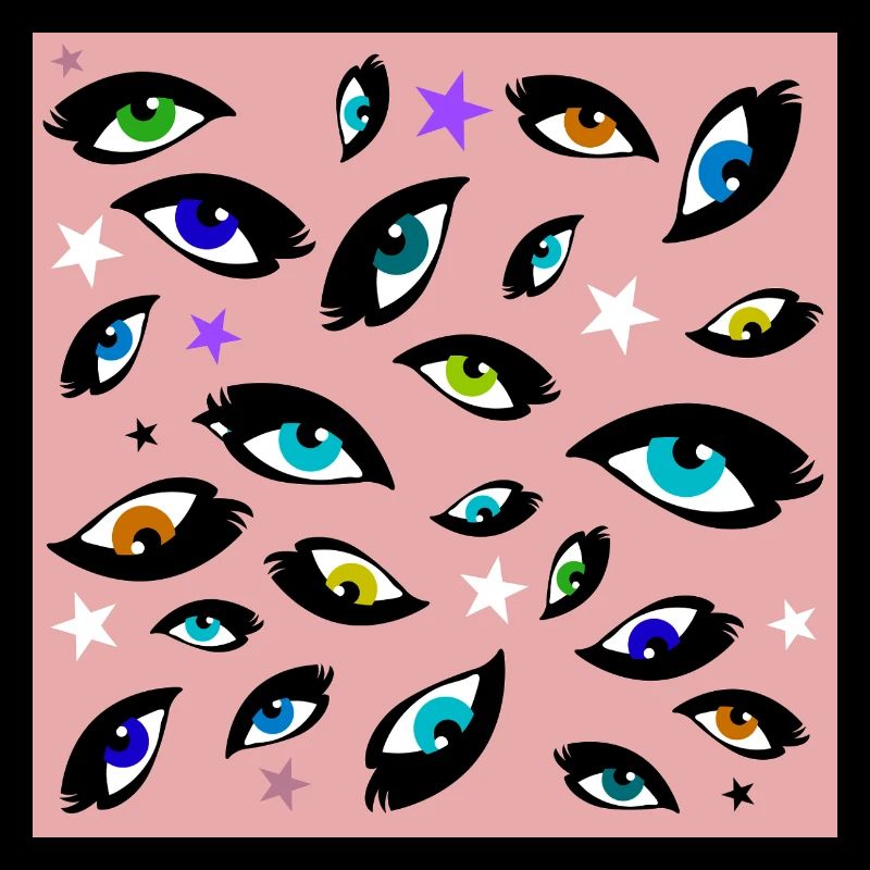 bunte Augen