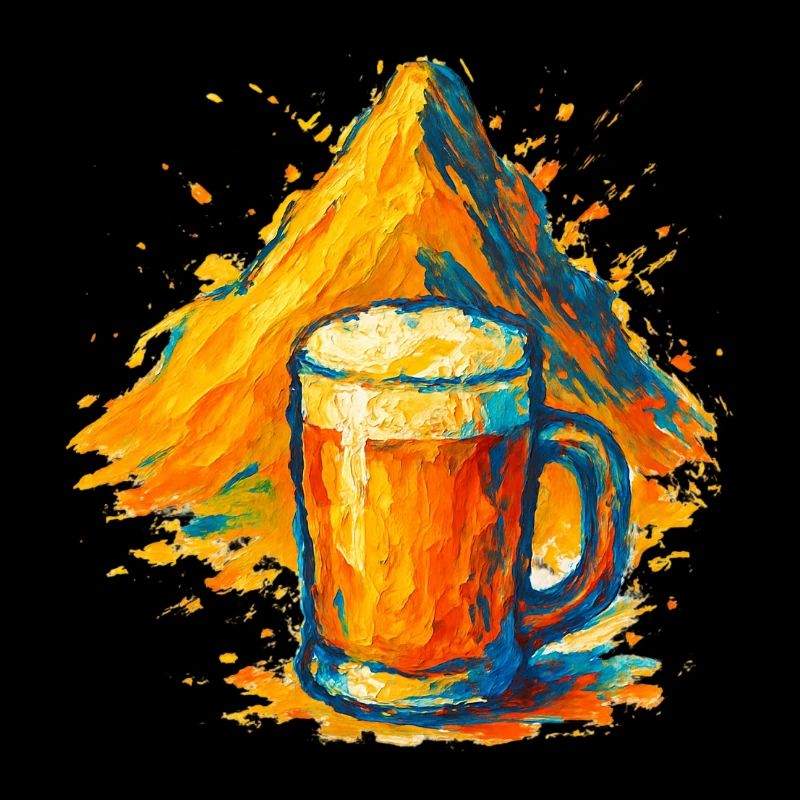 Gipfelbier Farbexplosion