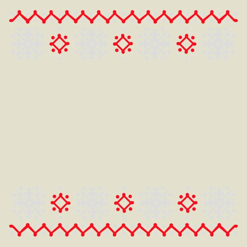 Ugly Sweater Christmas Pattern Snowflakes Cool