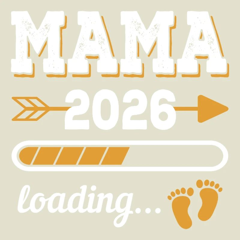 Mama 2026 Loading Zukünftige Mutter Geschenk
