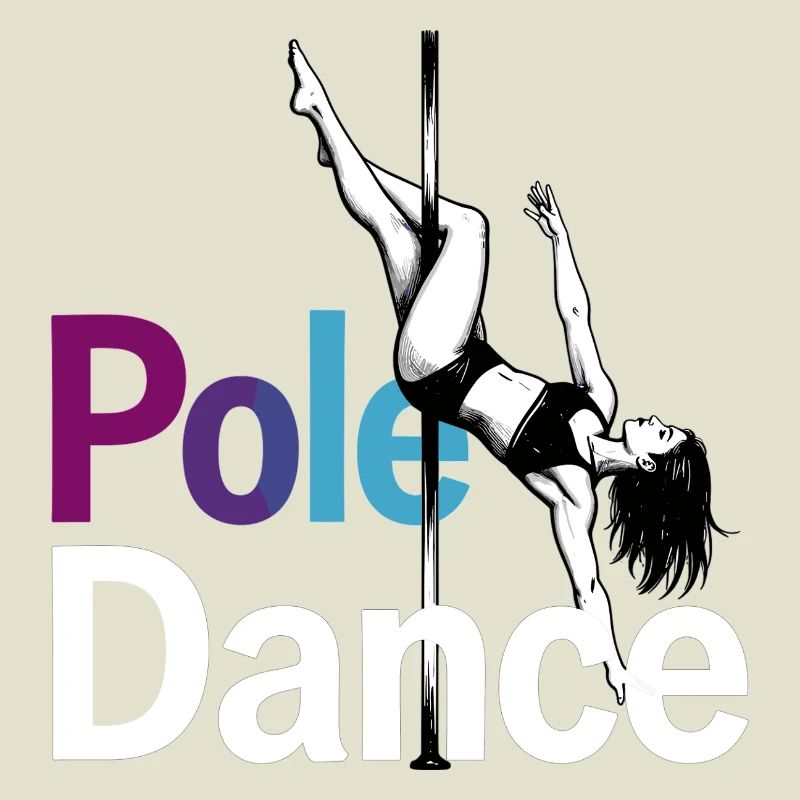 Pole Dance Pole Dancer Graphic Acrobatic Dance
