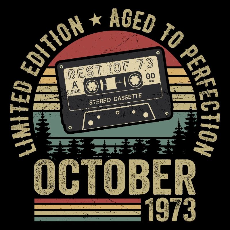 Oldtimer Oktober 1973 Geburtstag Geschenk Oktober