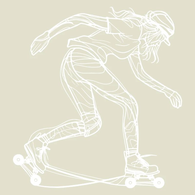 Rollschuh Mädchen