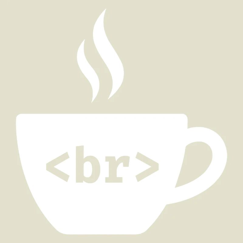 Pause café – Conception drôle de balise HTML