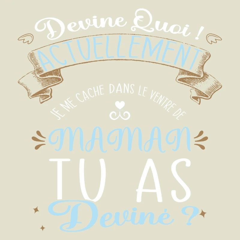 Devine quoi ! Je me cache dans le ventre de Maman