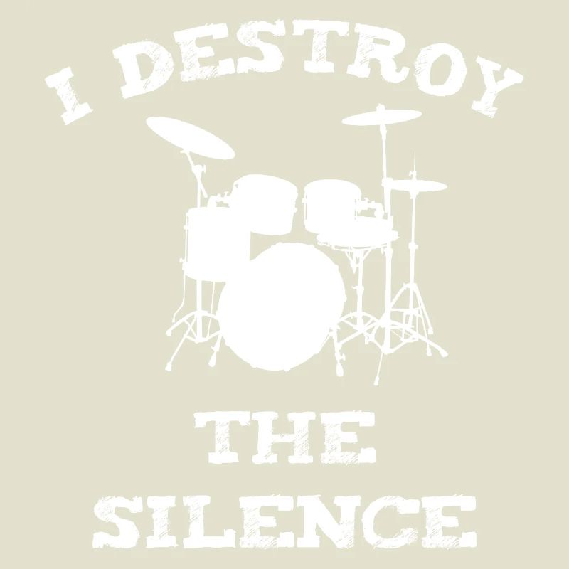 Un batteur rock avec une déclaration