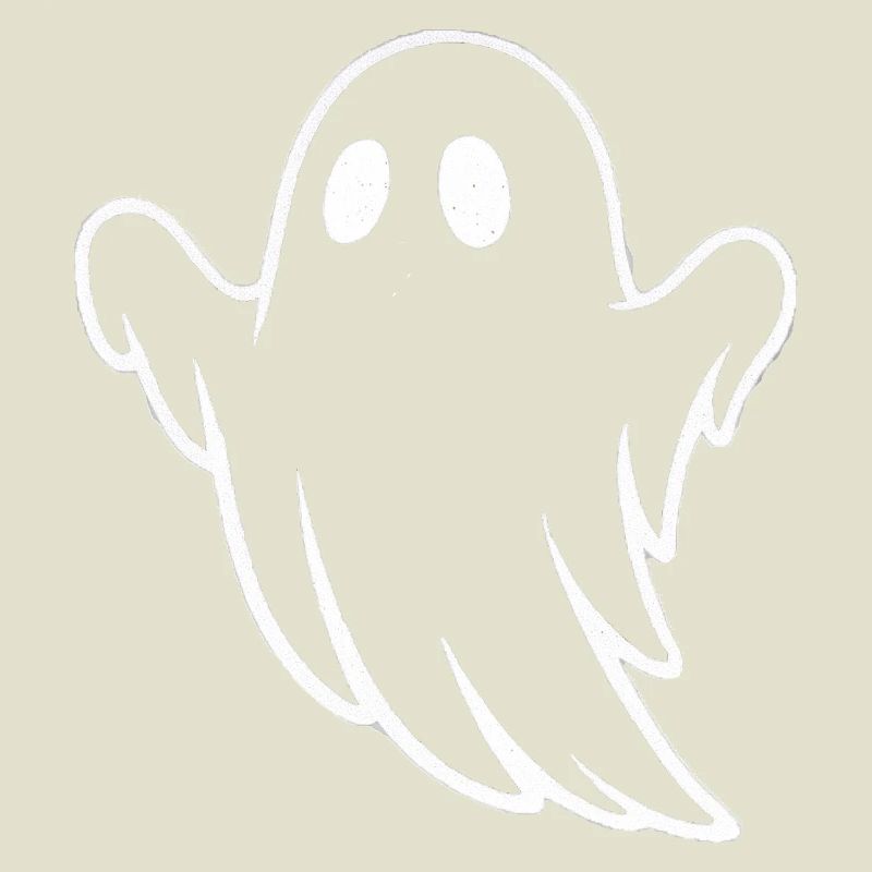 Whimsical Ghost Illustration for Halloween