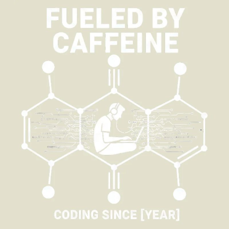 Fueled by Caffeine Coding Shirt | Programmierer