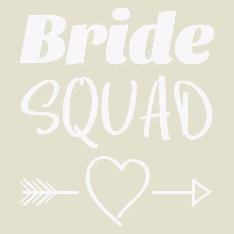 Braut Squad Herz Pfeil