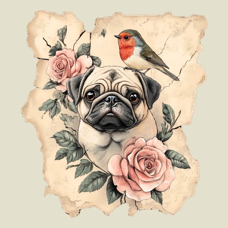 Carlin et oiseau