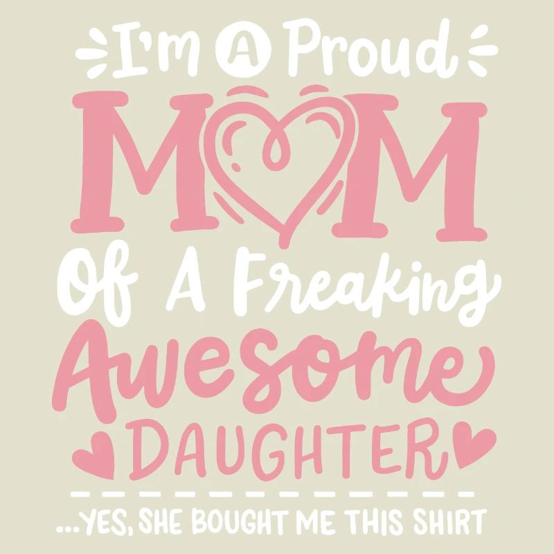 Stolze Mutter Tochter Muttertag