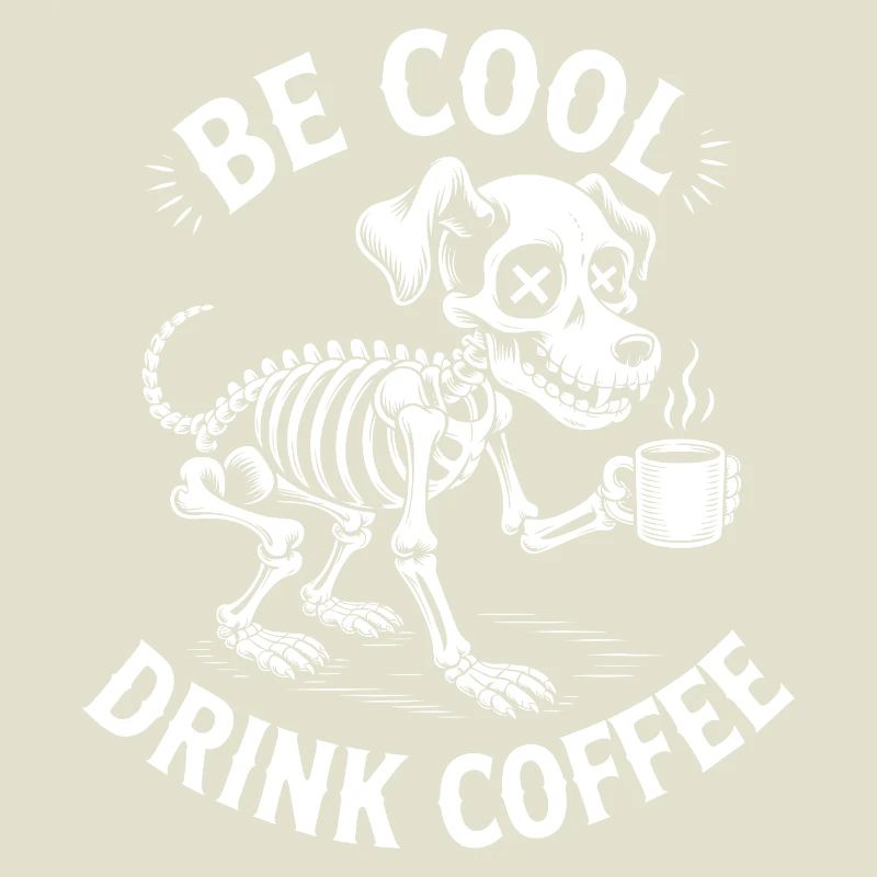 Squelette Squelette de Café Be Cool