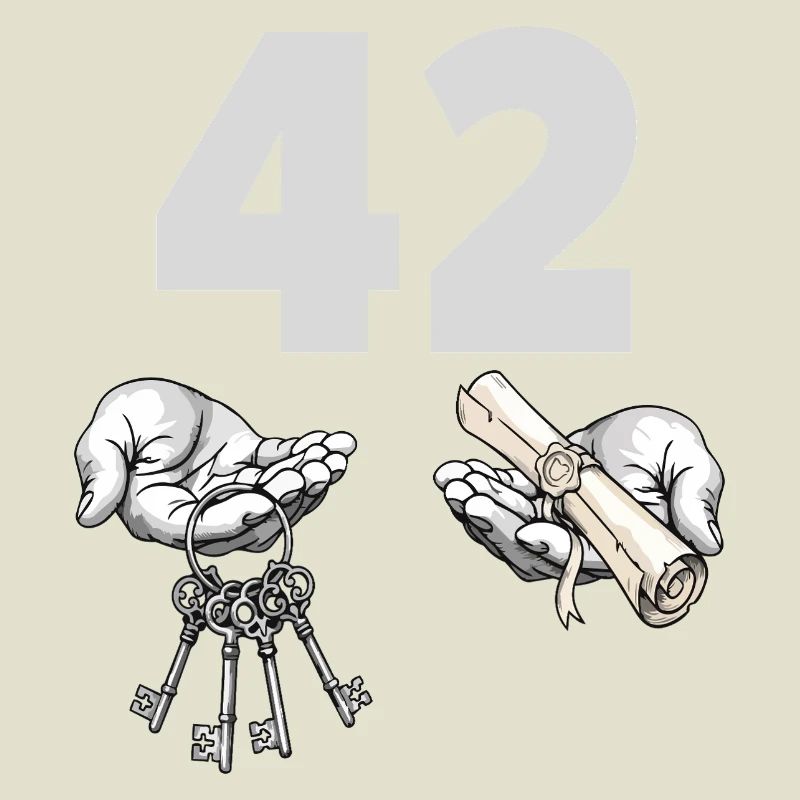 Forty-Two Keys and Scroll