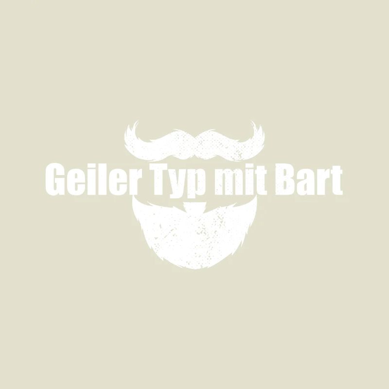 Geiler Typ Mit Bart Bartträger Barbier Vollbart