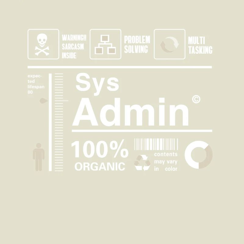 sys admin Inhalt Ironie Humor Computer Nerd pc cor