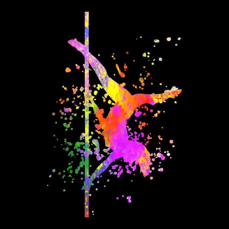 Pole Dance Fitness Couleur Splash Pole Dance