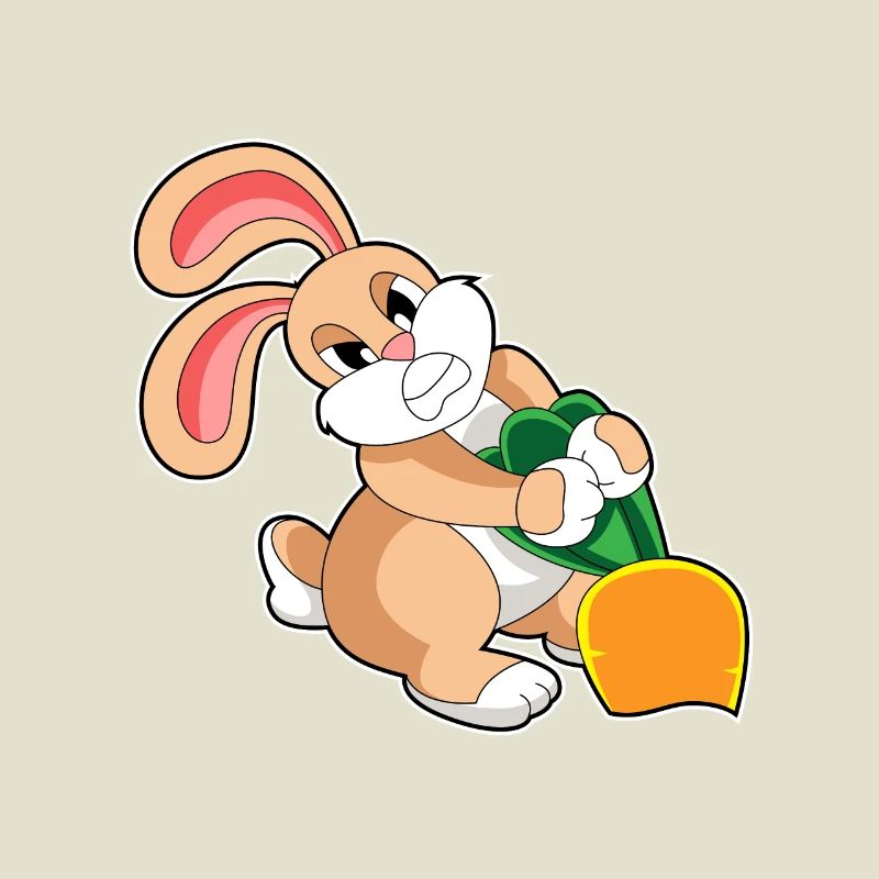 Rabbit with carrot
