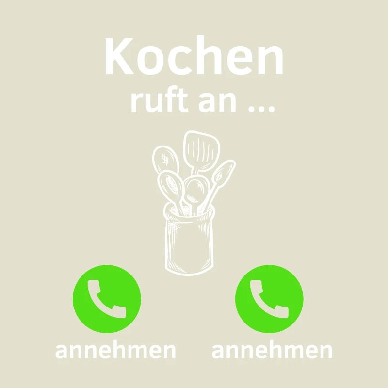 Kochen ruft an - annehmen oder annehmen?