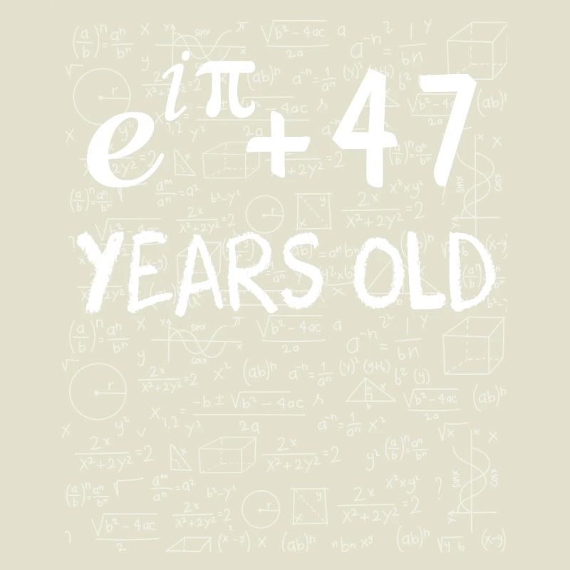 46th Birthday 46 Years Euler Identity Math Gift