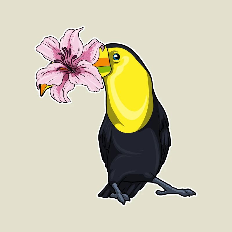 Toucan Fleurs de lys