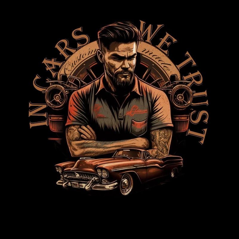 Oldtimer mit Schriftzug