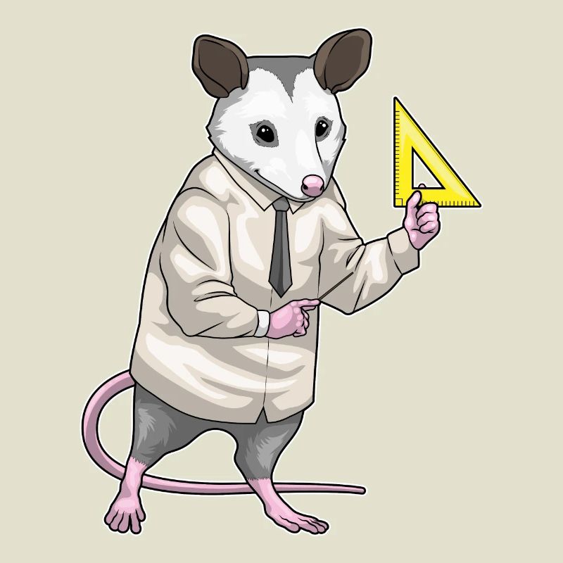 Possum, professeur de maths, école