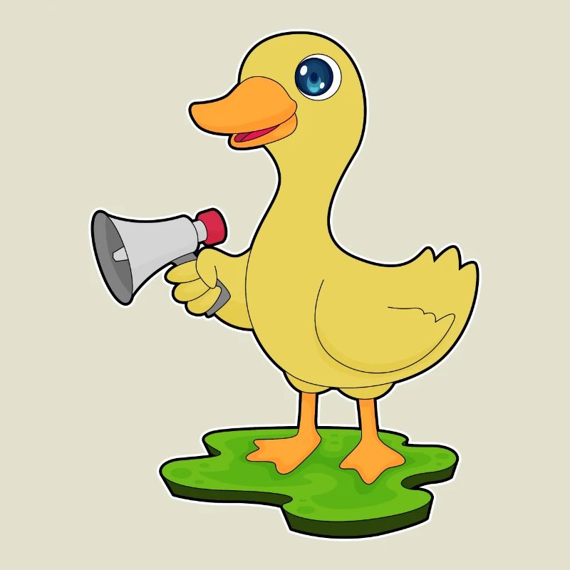 Mégaphone de canard