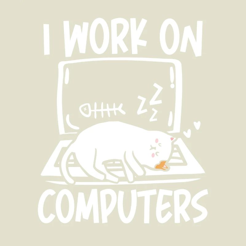 I work on computers