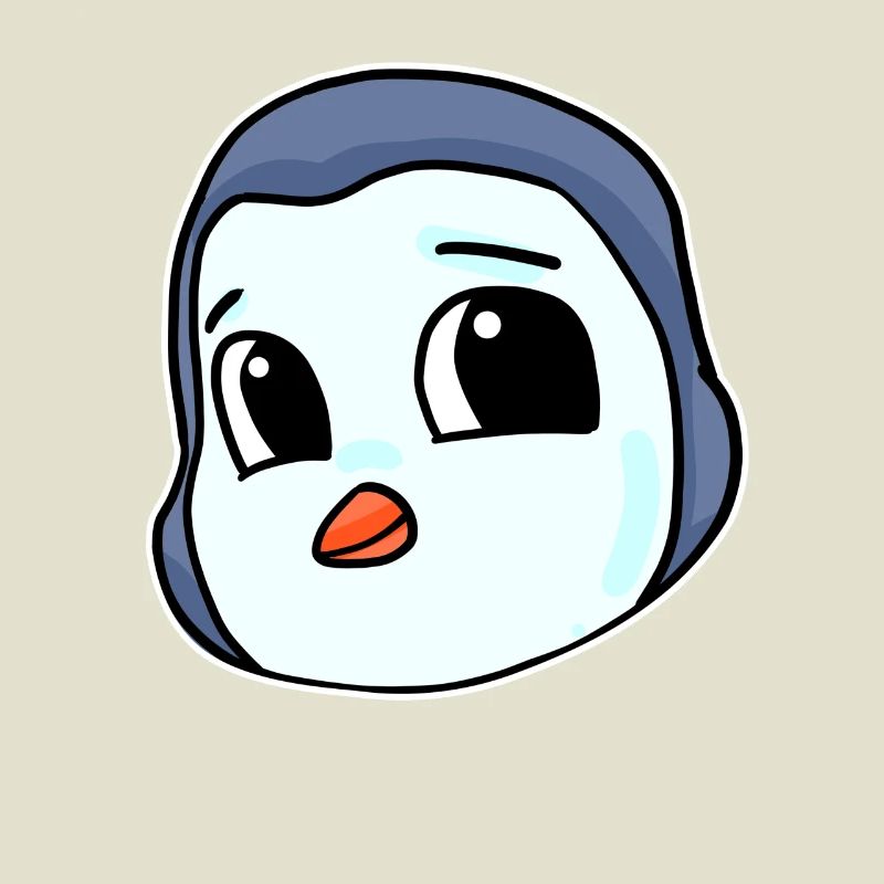 Pinguin Kopf Vogel Seevogel