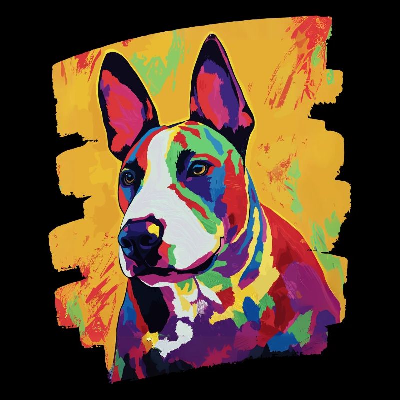 Bull Terrier Fighting Dog