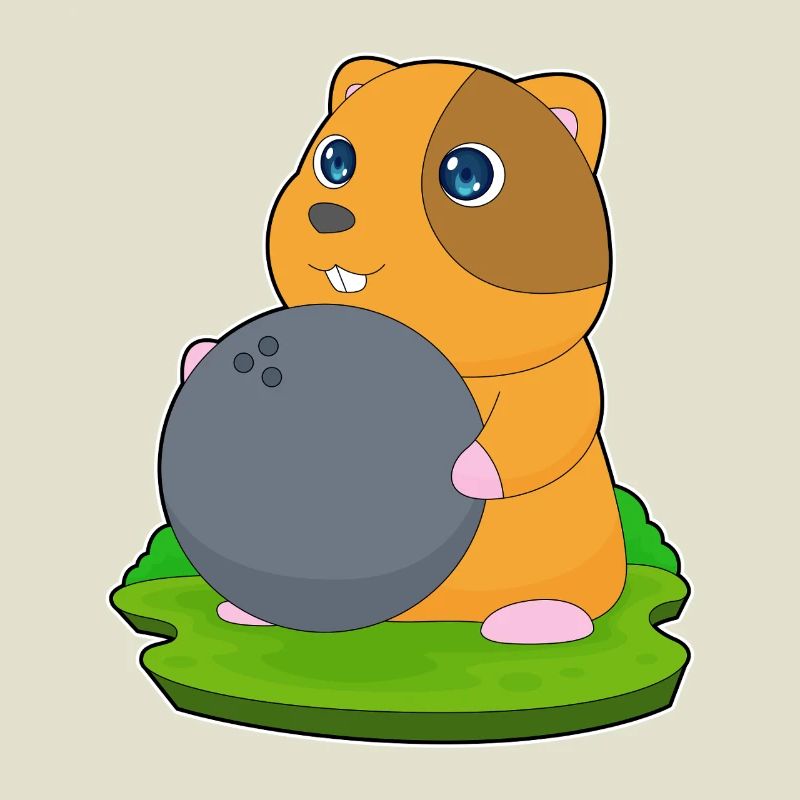 Hamster Bowling Boule de bowling