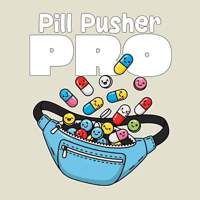 PILL PUSHER PRO - NURSE GIFT